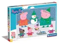 Produktbild: Clementoni 23752 Maxi Peppa Pig – Puzzle 104 Teile ab 4 Jahren, farbenfrohes Kinderpuzzle mit extra großen Puzzleteilen, Geschicklichkeitsspiel für Kinder