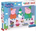 Produktbild: Puzzle maxi 104 elementy. Super color. Świnka Peppa