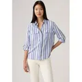 Produktbild: Levi's® Hemdbluse Krempelärmel mit Riegel blau XS (34)