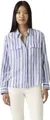 Produktbild: Levi's Damen Hemdbluse Elaine Utility mit Knopfleiste, Relaxed Fit, Blau (Bold Stripe Blue), XS