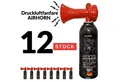 Produktbild: JUNG Signalpfeife Druckluftfanfare Air Horn Profi Qualität, (12-St), 400ml Umweltfreundliche Signalhorn Fanfare WM
