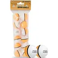Produktbild: Joola Tischtennisbälle Spinball 40+, weiß/orange, Ø 40mm, 12 Stück