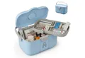 Produktbild: relaxdays Erste-Hilfe-Koffer Medizinbox aus Kunststoff, blau