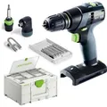 Produktbild: Festool Akku-Bohrschrauber TXS 18-Basic-Set, 18V, mit Winkelvorsatz, Bitkassette und Koffer