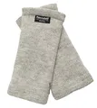 Produktbild: EEM Damen Strickhandschuhe Pulswärmer, weiche Wolle, Thinsulate Thermofutter, praktisches Daumenloch, grau melange onesize