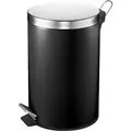 Produktbild: TrendLine Tretabfalleimer 12 L schwarz - Schwarz