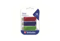 Produktbild: Verbatim VERBATIM USB-Stick Slider, 16 GB, 3er Pack USB-Stick