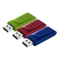 Produktbild: Verbatim Store 'n' Go Slider USB-Stick 16 GB USB 2.0 (3er-Pack)