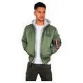 Produktbild: ALPHA INDUSTRIES Herren MA-1 D-Tec Bomberjacke, Grün (Sage-Green 01), 3 XL
