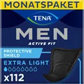 Produktbild: TENA MEN Protective Shield Extra Light - 112 Einlagen im Monatspaket (8 x 14)