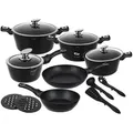 Produktbild: Kochgeschirr - Set Granit Diamond Line 15-teilig BerlingerHaus