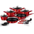 Produktbild: 5999056765955 COOKWARE SET GRANITE BERLINGER HAUS BH-1226 RED METALLIC LIN