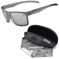 Produktbild: Spro Freestyle Sonnenbrille zum Raubfischangeln Sunglass Shades, Farbe:Granite - Rahmen außen transparent & innen grau