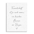 Produktbild: Nastami Postkarte Geschenk Freundin Postkarte Du bist toll (Brause im Herzen)