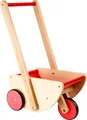 Produktbild: Puppenwagen mit 3 Rädern - Lauflernwagen für Puppen Holzspielzeug Kinder Spielen