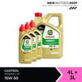 Produktbild: Castrol Power 1 4T 15W-50 Motorrad Motoröl API SN JASO MA-2 4+3 Liter = 7 Liter