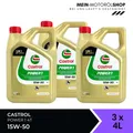 Produktbild: Castrol Power 1 4T 15W-50 Motorrad Motoröl API SN JASO MA-2 3x4 Liter = 12 Liter
