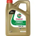 Produktbild: Castrol Power 1 4T 15W-50 Motorrad Motoröl API SN JASO MA-2 4 Liter 15F589