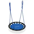 Produktbild: Relaxdays - Nestschaukel, Runde Hängeschaukel, Für Kinder & Erwachsene, Verstellbar, Draußen, Ø: 80 Cm, Bis 100 Kg, Blau