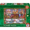 Produktbild: Fröhliche Weihnachtszeit, Puzzle 1000 Teile