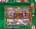 Produktbild: Spiele 59784 Fröhliche Weihnachtszeit 1000 Teile Puzzle