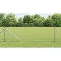 Produktbild: vidaXL Euro-Zaun mit 13 Spitzpfählen 0.8x25 m Feuerverzinkter Stahl