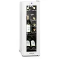 Produktbild: Klarstein Shiraz 12 Slim Uno Weinkühlschrank 32l/12Fl.Touch 85 W 5-18 °C LED Weißes Glas