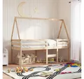 Produktbild: vidaXL Bett, Dach für Kinderbett 199x95,5x88 cm Massivholz Kiefer