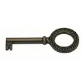 Produktbild: Hettich Möbelbeschlag Hettich Buntbart-Schlüssel brüniert 75 x 4 mm braun
