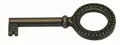 Produktbild: Hettich Buntbart-Schlüssel brüniert 75 x 4 mm Stahl, brüniert, 1 Stück