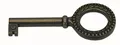 Produktbild: Hettich Buntbart-Schlüssel brüniert 75 x 4 mm Stahl, brüniert, 1 Stück