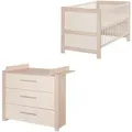 Produktbild: Roba Babymöbel-Set, Kaschmir, Holz, 3 Schubladen, 112x98x75 cm, Babymöbel, Babyzimmer-Sets