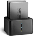 Produktbild: AXAGON Axagon ADSA-D25 Speicherlaufwerk-Dockingstation USB 3.2 Gen 1 (3.1 Gen 1) Typ micro-B Schwarz
