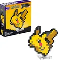 Produktbild: MEGA Pokemon Figur - Pikachu - Retro Pixel Art - 400 Steckbausteine (HTH74)