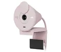Produktbild: Logitech Brio 300 Full HD-Webcam mit Mikrofon und Sichtschutz in Rosa