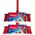 Produktbild: Haushaltsbesen Kehrbesen + Stange + Nachfüllpackung Vileda 3Action 3in1