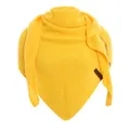Produktbild: KNIT FACTORY - Dreiecksschal Coco - Damen Strickschal mit Wolle - Umschlagtuch für den Herbst und Winter - Winterschal - Dreieckstuch - Hochwertige Qualität - XXL Schal - 190 x 85 cm - Canario Yellow