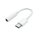 Produktbild: Samsung by Mobeen USB-C Klinkenanschluss 3,5 mm Weiß Adapter Kopfhörer Verbinder