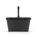 Produktbild: carrybag reisenthel - GLOSSY dots black BHT 29x48x28 cm schwarz  Einkaufskorb