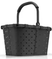 Produktbild: reisenthel Einkaufskorb Tasche Korb carrybag frame glossy dots black BK7076