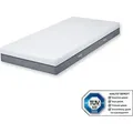 Produktbild: Genius eazzzy Matratze Deluxe 100x200 cm - orthopädische Visco Kaltschaummatratze mit 8-Zonen und 20cm hoch, Härtegrad H2-H3 | Komfort,