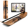 Produktbild: GIBBON Giboard-Set - Active Black | Innovatives 106cm Balance Board | Gleichgewichtstrainer | Interaktives Training mit App | Für zu Hause & unterwegs | Ideal für Tricks & Workouts | Inkl. Slackline