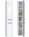 Produktbild: MAGOWA Badkommode BADEZIMMERSCHRANK / REGAL / SÄULE – MODELL NEL II, Höhe 174 cm - Breite 31 cm - Tiefe 30 cm