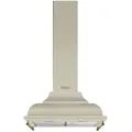 Produktbild: Smeg Dunstabzugshaube Cortina, Creme, Metall, 59.5x87.2x47 cm, Made in Italy, Hochleistungsgebläse, Arbeitsplatzbeleuchtung, Küchen, Küchenelektrogeräte, Dunstabzugshauben