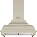 Produktbild: SMEG KC16POE - Wandesse mit 5 Jahre Garantie, Designlinie Cortina, Creme, bis 820 m³/h, ca. 60 cm