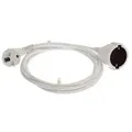 Produktbild: PVC-Verlängerung 5m H05VV-F 3G1,5 weiß mit Schutzkontaktwinkelstecker- und Kupplung, IP20