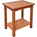 Produktbild: Garden Pleasure Gartentisch Santacruz Rechteckig Natur 35 cm x 50 cm