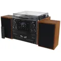 Produktbild: Soundmaster MCD5600 Plattenspieler Stereoanlage DAB+ Kassette CD USB Bluetooth Multifunktionsspieler (Riemenantrieb, DAB+, UKW-RDS, Bluetooth, Encoding-Funktion) braun