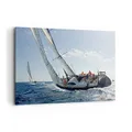 Produktbild: ARTTOR Wandbilder Dekoration Wohnzimmer Segelschiff Meer Bilder auf Leinwand 120x80cm Leinwandbild Schlafzimmer Küche Deko Wand Kunstdruck Art Groß XXL Wanddeko Bild Wall Decor Canvas AA120x80-4032