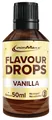 Produktbild: IronMaxx Flavour Drops Vanilla 50ml kalorienfrei zuckerfrei vegane Aromatropfen